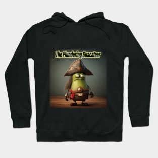 The Plundering  Guacateer - Avocado Pirate Art Hoodie